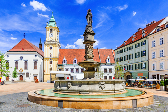 Una giornata di sole a Bratislava